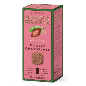 Biscoitos Double Chocolate Millers Baker & Barista Artisan Biscuits 120g