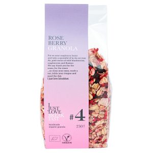 Granola #4 Bagas Rosas Biológica I Just Love Breakfast 250g