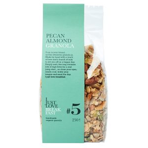 I Just Love Breakfast 5# Organic Pecand and Almond Granola 250g