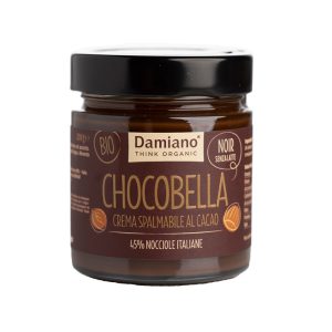 Creme de Avelã Chocobella com Chocolate de Leite Biológico Damiano 200g
