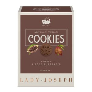 Bolachas de Cacau e Chocolate Preto Lady Joseph 130g