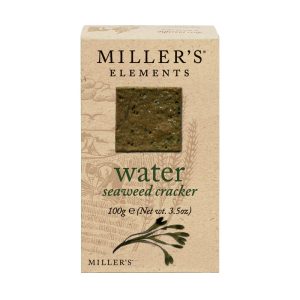 Crackers de Água com Alga Millers Elements Artisan Biscuits 100g
