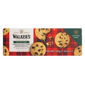 Shortbread com Pepitas de Chocolate sem Glúten Walkers 140g