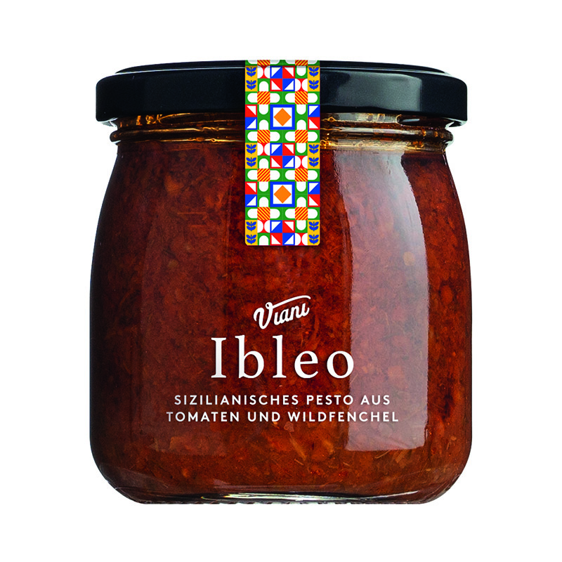 Pesto Ibleo c/ Amêndoas Funcho e Tomate Viani 190g