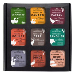 Conjunto de Terrinas e Rillettes Apero Ducs de Gascogne 9x65g