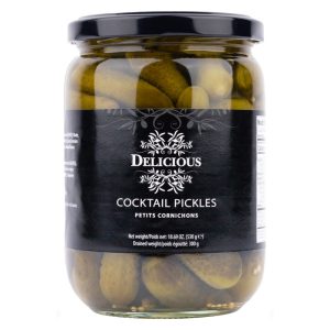Delicious Small Gherkins with Herbs & Spices 530g