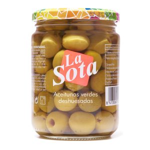 La Sota Pitted Green Olives 340g