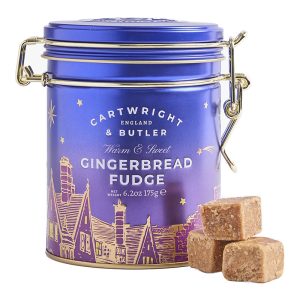 Cartwright & Butler Christmas Gingerbread Fudge in Tin 175g