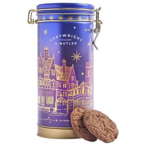 Cartwright & Butler Christmas Musical Tin Chocolate Biscuits 200g