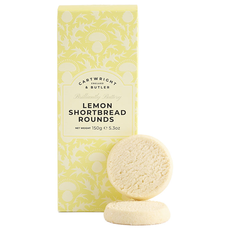 Cartwright & Butler Lemon Shortbread Rounds in Carton 150g