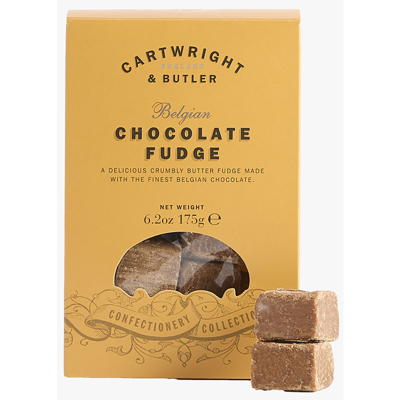 Cartwright & Butler Belgian Chocolate Fudge in Carton 175g