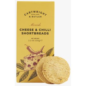 Cartwright & Butler Cheese & Chilli Shortbreads in carton 100g