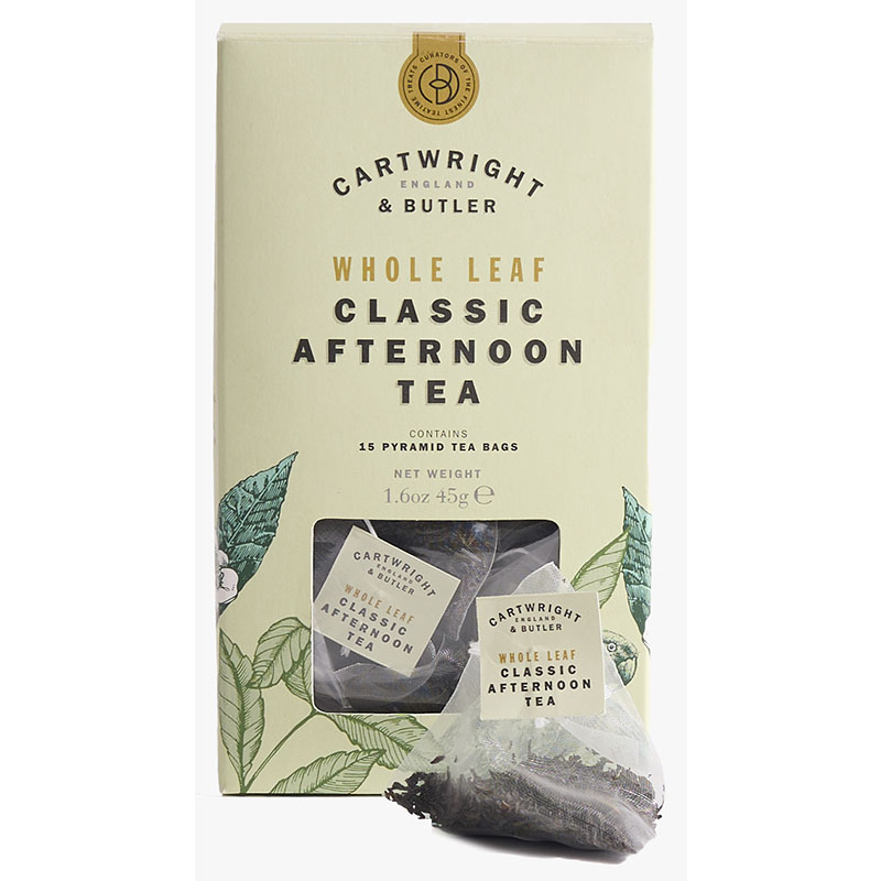 Cartwright & Butler Afternoon Carton Whole Leaf Tea Bags 30g