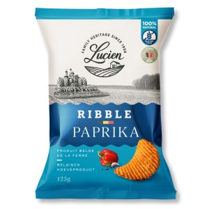 Lucien Paprika Ribble Potato Chips 125g