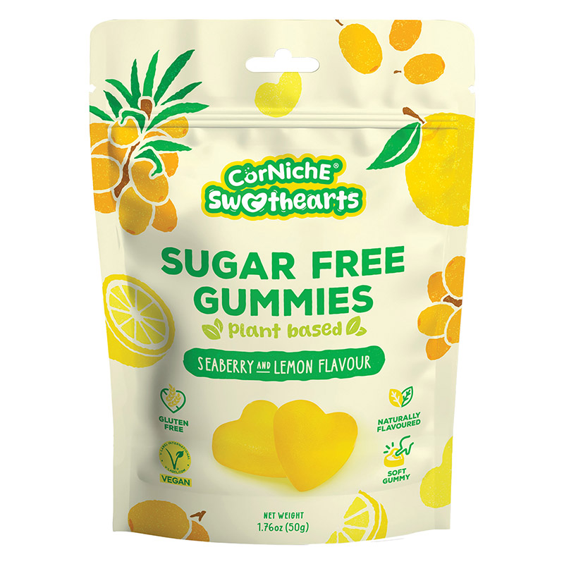 Corniche Sweethearts Sugar Free Gummies Seaberry & Lemon 50g