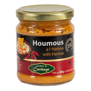 Jardins de Carthage Hummus with Harissa 200g